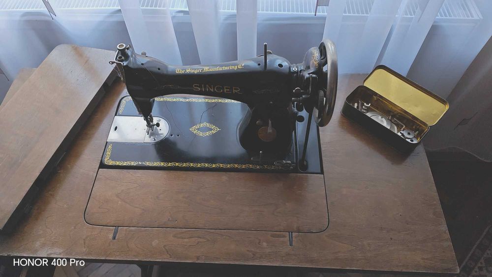 Masina de cusut Singer 15K - 1937 - Functionala