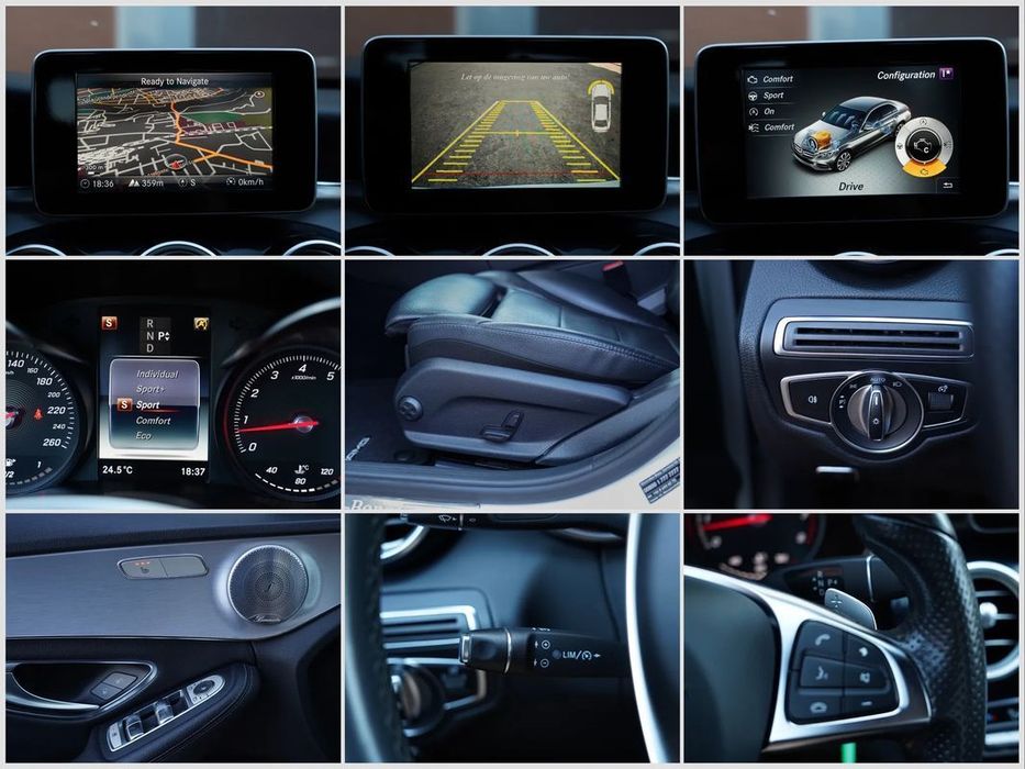 Mercedes-Benz C GARANTIE 24 LUNI*RATE*Benzina*184Cp*AMG*Piele*Navi*Led*16.322E+TVA