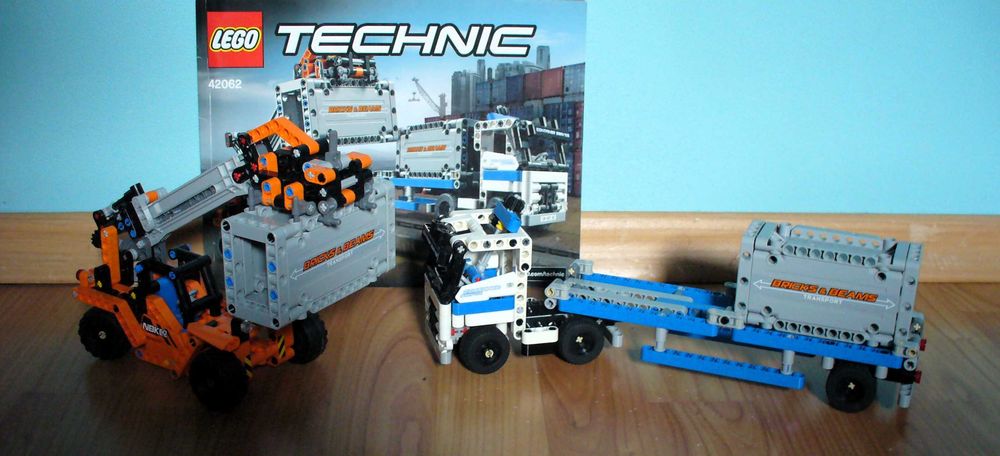 LEGO Technic 42064 Ocean Explorer и 42062 Контейнерен терминал модели 2 в 1