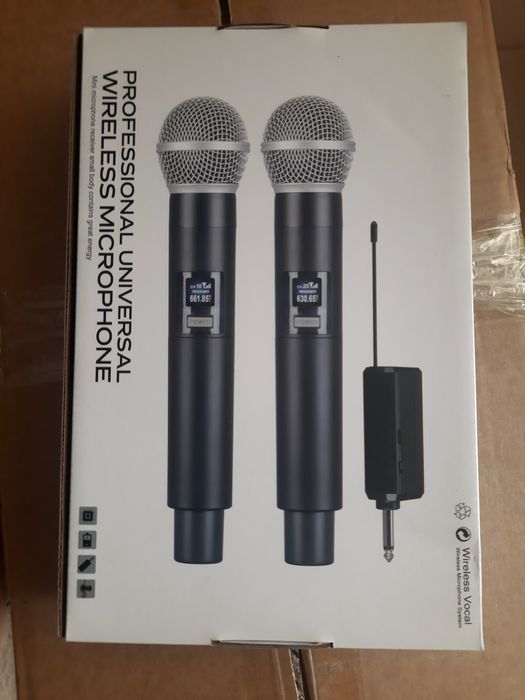 БЕПУЛ Доставка, bluetooth ёки Караоке Колонкалар учун жуфт Микрофонлар