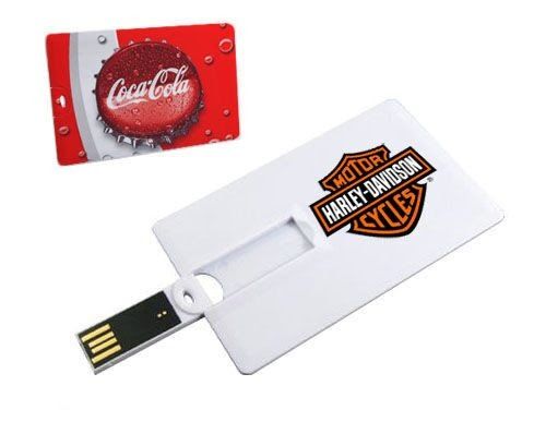 Флешка-визитка, Флешка-карта. пластик 16гб