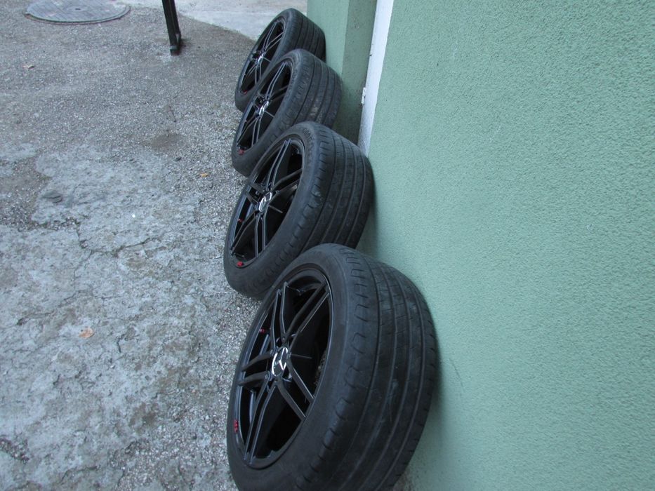 17" оригинални джанти за Мерцедес и ВАГ групата  "AEZ", 5x112 с гуми "