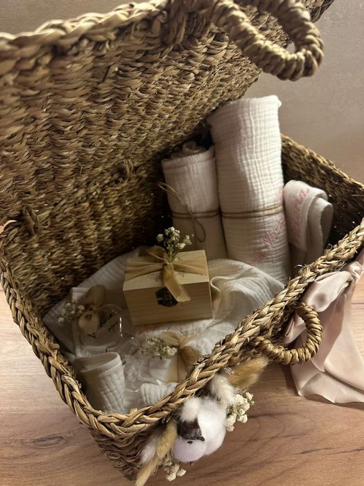 Trusou botez premium personalizat – set complet bebe