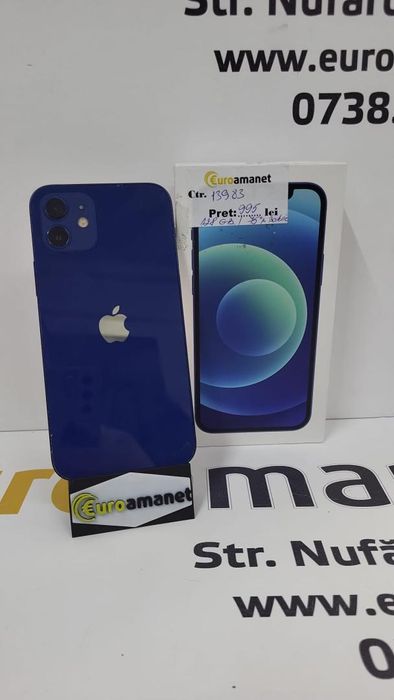 Telefon mobil Apple iPhone 12, 128GB, Blue Apple Vezi toate -N-