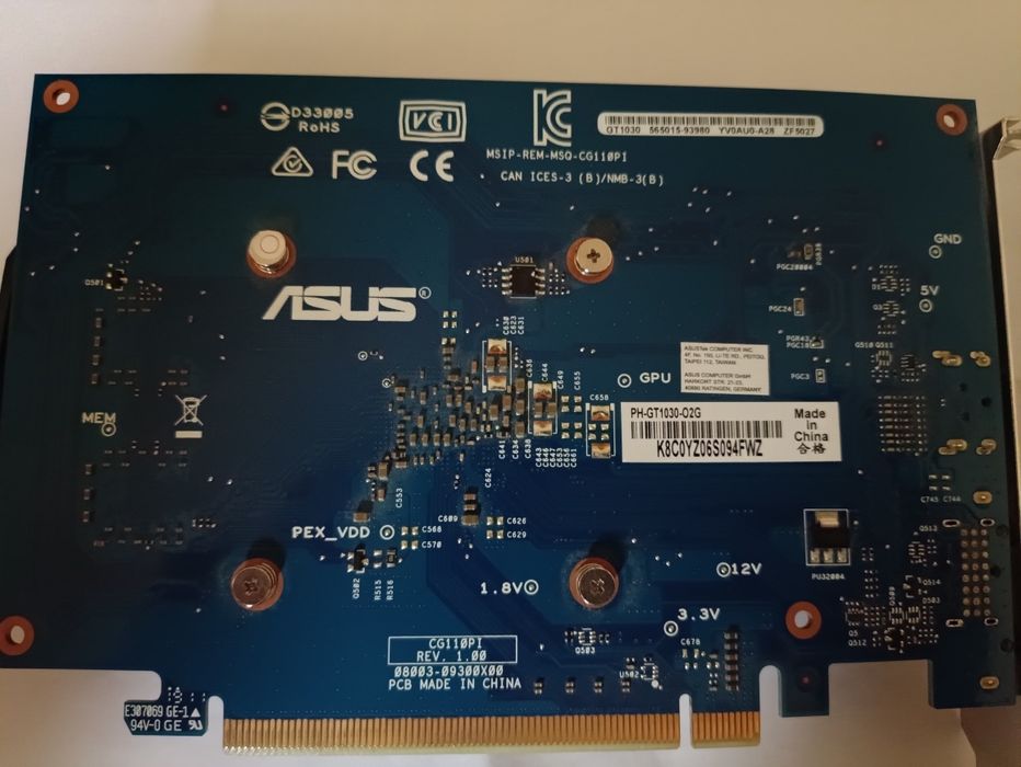 Видеокарта GT1030