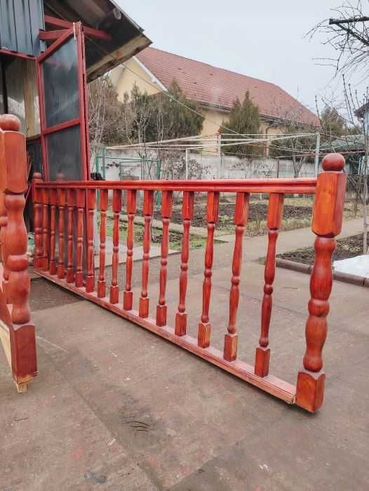 Balustrada lemn H total 240 cu podet