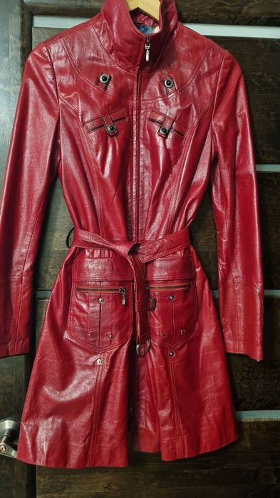Кожаный плащ Турция