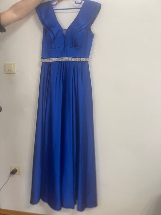 Rochie lunga albastră