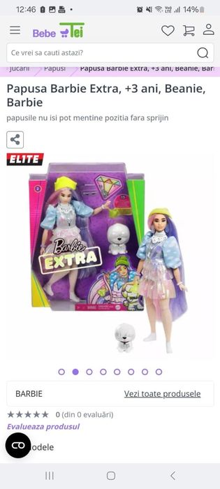Papusa Barbie Extra
