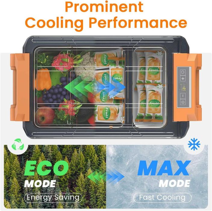 UKKISO мини хладилник за кола 40l