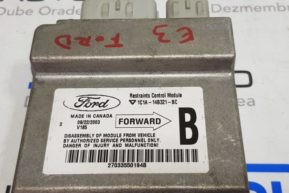 Modul airbag ECU 1c1a14b321bc Ford Transit Euro 3
