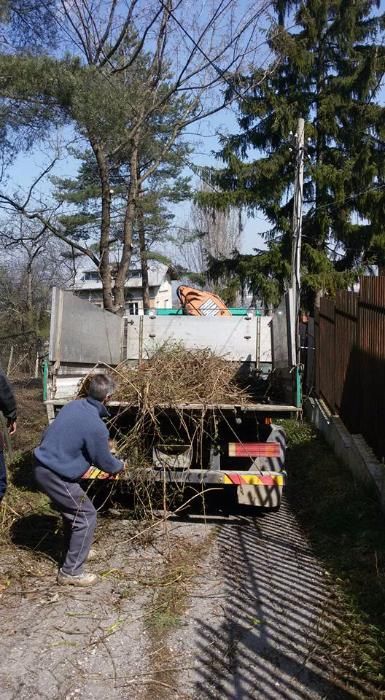 Косене на трева, почистване на дворове, терени, парцели от храсти, ряз