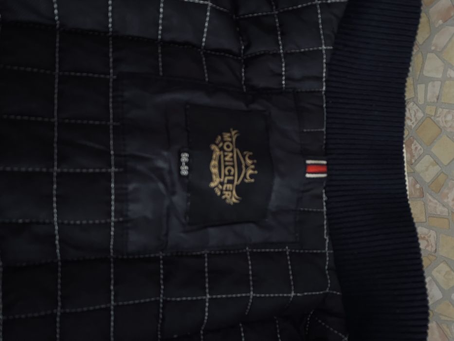 Куртка мужская. Осень-зима. Турция. Moncler. Размер 54-56. Темносиняя.