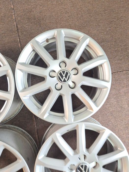 4 Jante Aliaj 5x112 16'' 7.5J ET 45 - OEM VW Golf Passat Touran Sharan Caddy T-ROC / Skoda Octavia Superb Karoq YETI