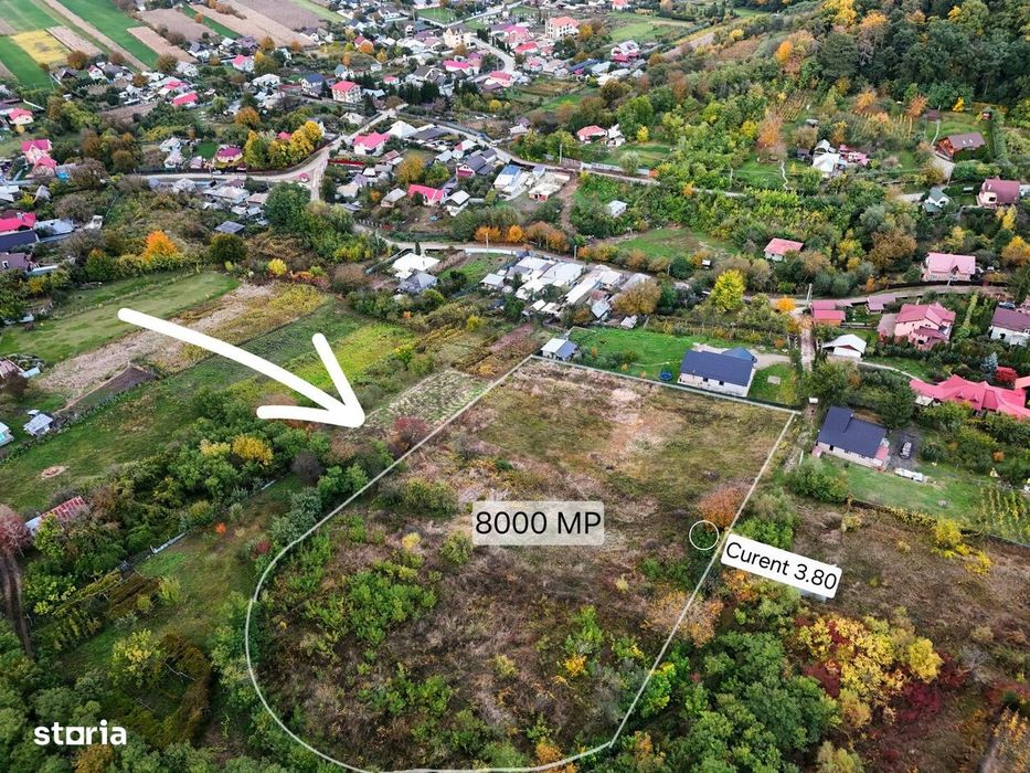 8.000 mp de teren intravilan, la marginea padurii – Garlenii de Sus,
