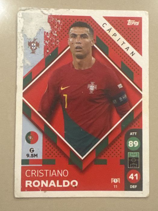 Cartonaș de vanzare cu Cristiano RONALDO