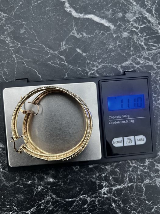 Cercei  de aur 585 dama