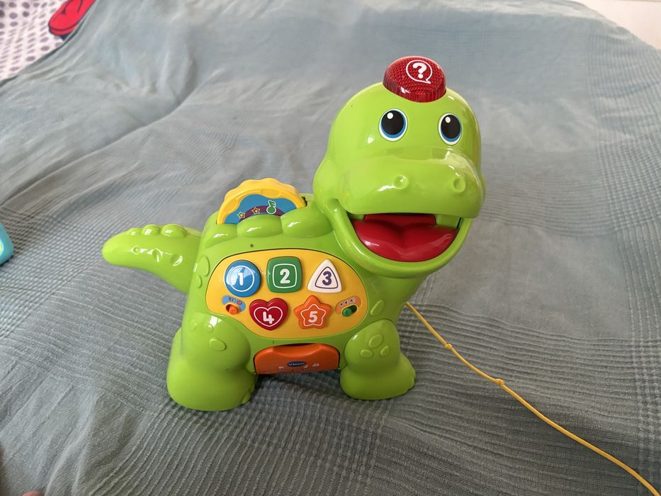 Детска играчка за дърпане  - Интерактивен Динозавър