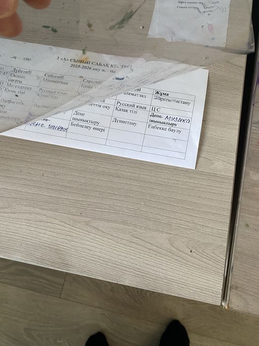 Детский стол для учебы парта