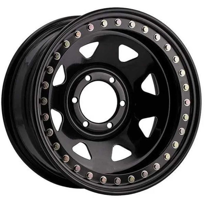 Jante din tabla offroad cu BEADLOCK negru 16x8J 6x139.7 ET-35 CB 110