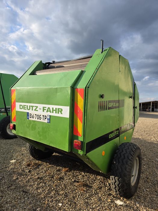 Presa de balotat balotiera rotunda deutz fahr gp 2.50