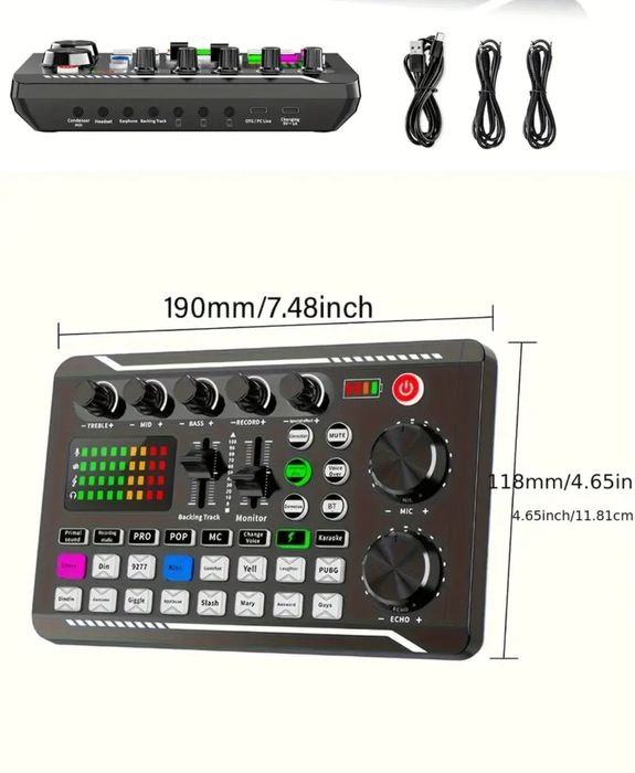 Audio dJ Live PC Laptop Vlog, Transmisii Live și YouTube TikTok BT