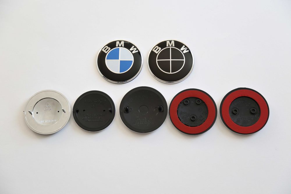 Set stema sigla emblema fata + spate BMW