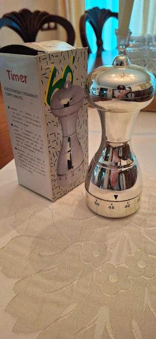 Cantar bucatarie nou 5 kg si timer inox 1 ora