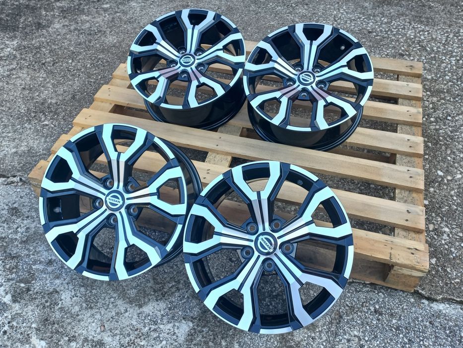 16.5х114.3 Nissan Renault Dacia Honda 6.5j et35 Black Polish Чисто Нови.