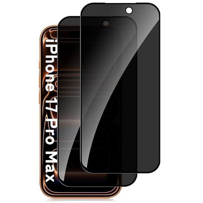 Privacy 5D Стъклен Протектор за Apple iPhone 17 Pro Max