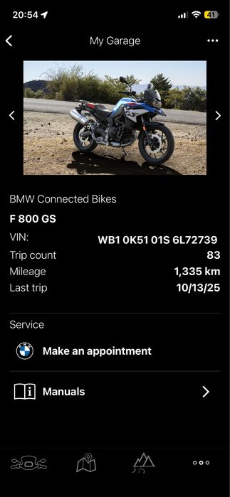 BMW F 800 GS 2025 (noua, 1335 KM)