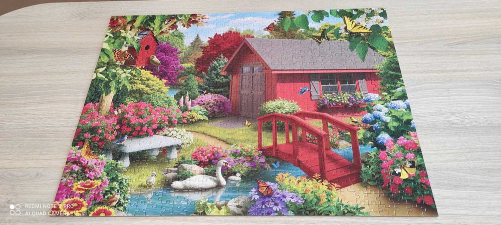 Намалявам на 20 лв. много красиви наредени и залепени пъзели!