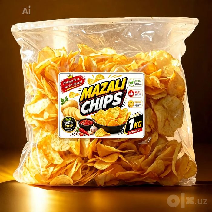 Mazzali va qarsildoq solomka 1kg - 130 ming, 500 gr 65 so'm