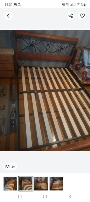 Кованна 2-х спальная кровать