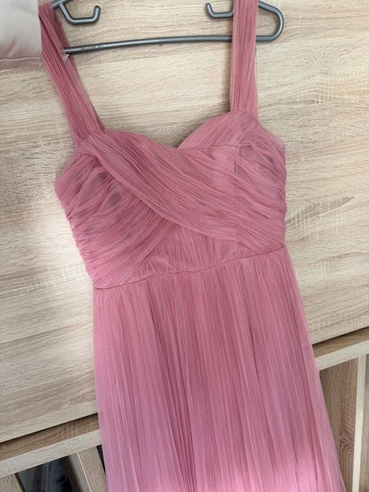 Rochie roz pudra eveniment, S, Asos