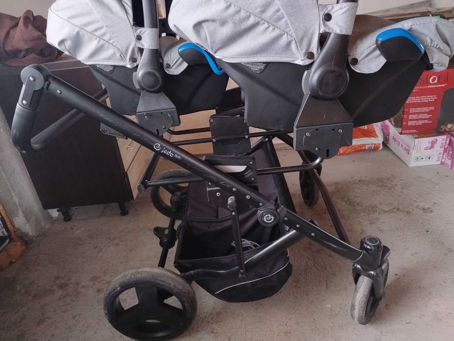 Бебешка количка за близнаци Jedo DUO  3 в 1