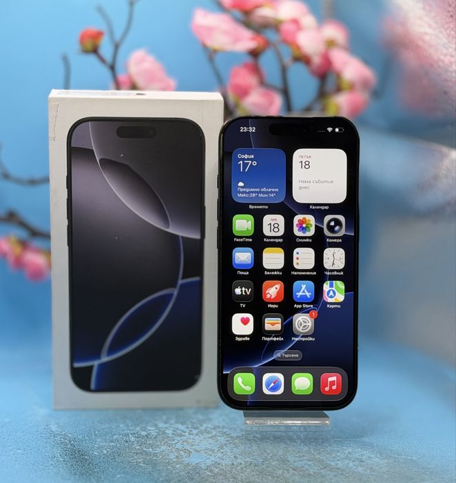 Apple iPhone 16 Pro, 256GB, 5G, Black Titanium