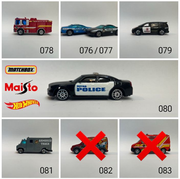 Колички Maisto, Hot Wheels, Matchbox 1/64