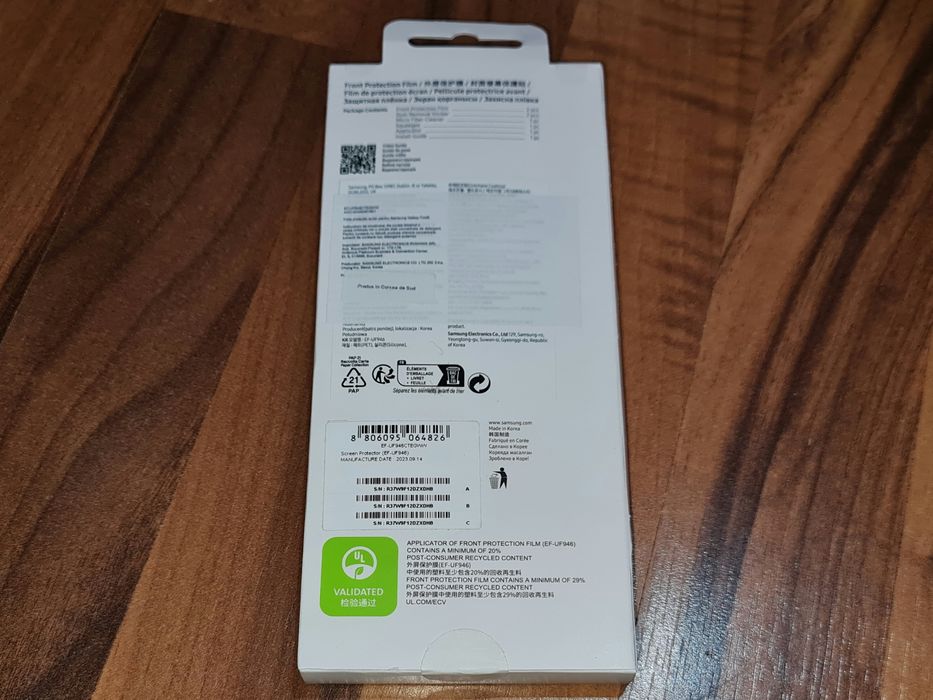 Folie silicon full cover originala Samsung Galaxy Z Fold 4 Fold 5 2buc