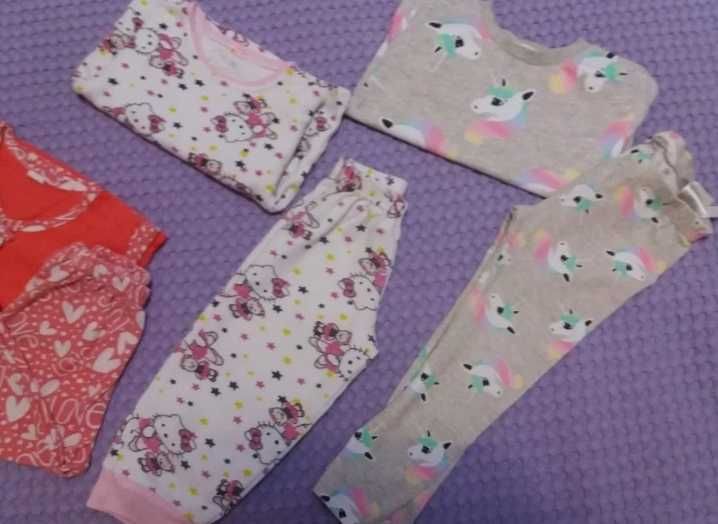 Детски пижами, чорапи, чорапогащи размер 110,116,128 за момиче и др.-