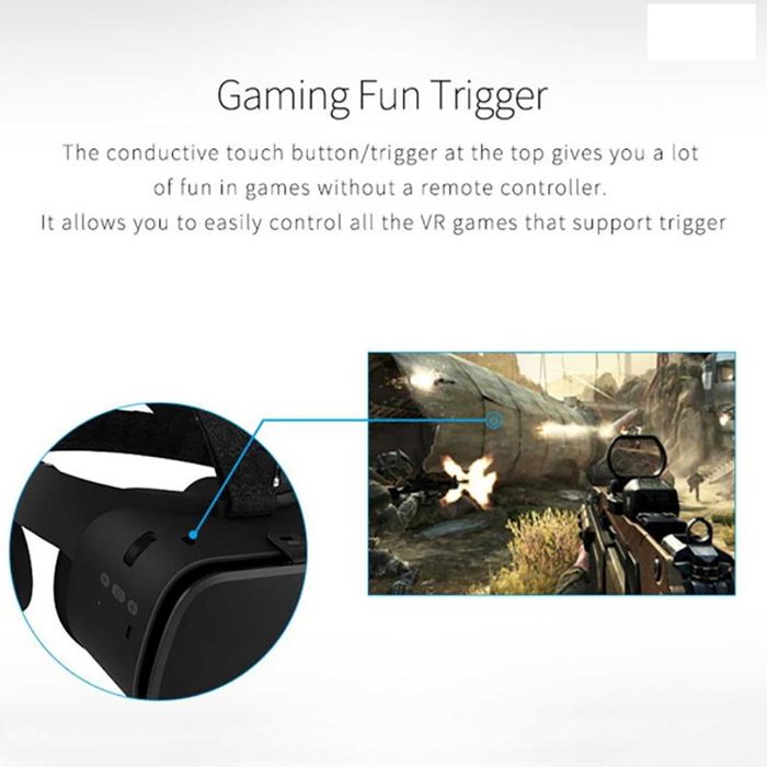 VR очила с вградени слушалки за виртуална реалност