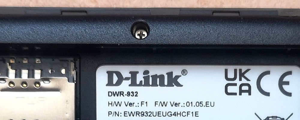 Router modem wifi mobil 4G cu cartela sim D-Link Dwr932