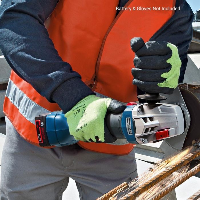 Аккумуляторная угловая шлифмашина (болгарка) BOSCH GWS 18V-10 pro