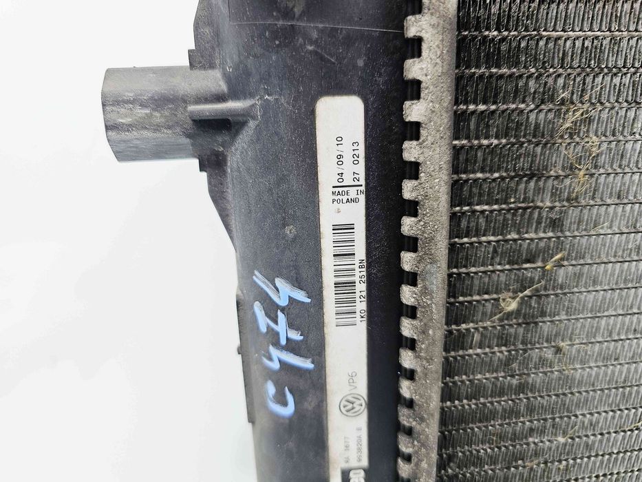 Radiator auxiliar racire apa Volkswagen Golf 6 (5K1) [Fabr 2009-2013]