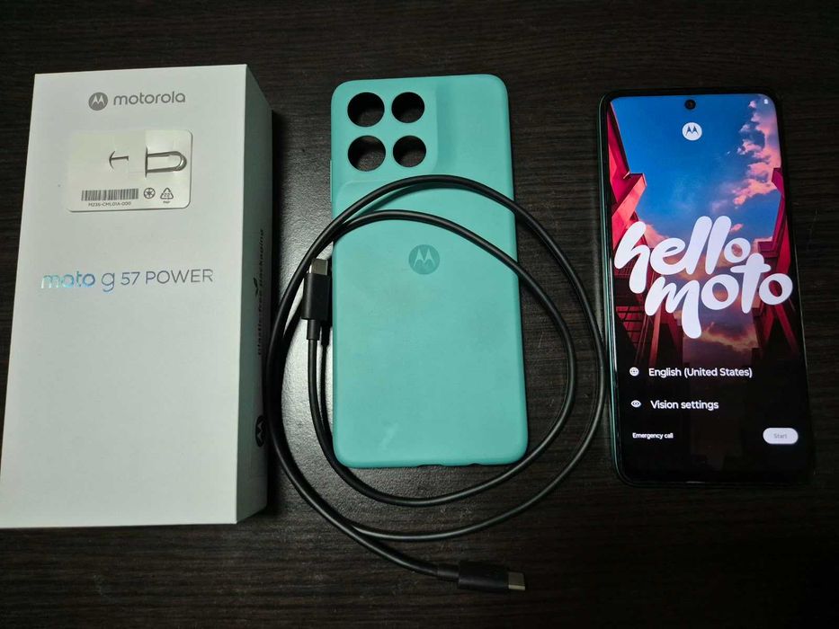 Telefon Motorola G57 Power, Dual SIM, 256GB, 12GB RAM, 5G - Folosit foarte putin, ca nou