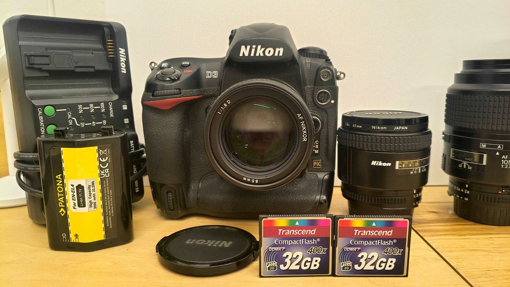 Nikon D3 Body – stare foarte bună + obiective