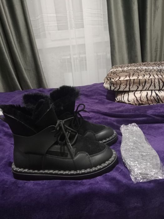 Угги чёрные новинка