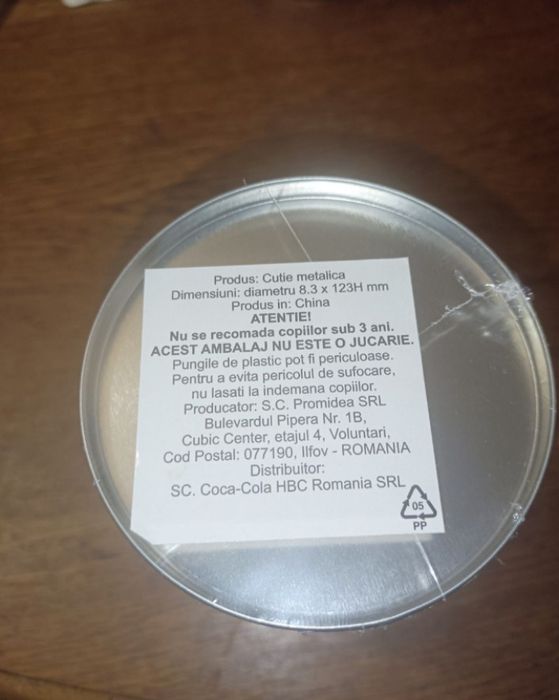 Cutie de colecție, metalică,"Coca Cola"