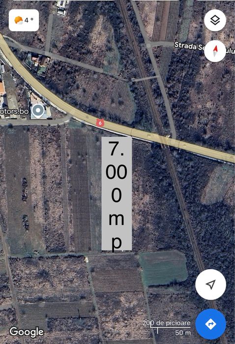 Teren 7.000mp de inchirat E70 Carcea .