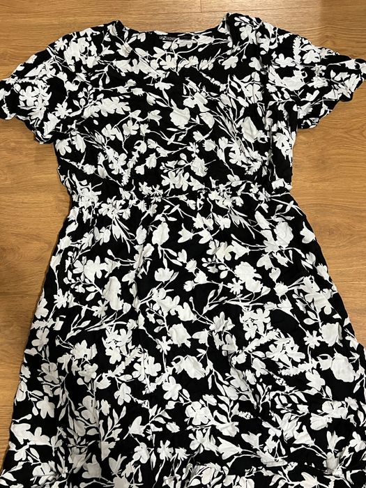 Rochie de vară alb-negru Up2Fashion, mărimea XL